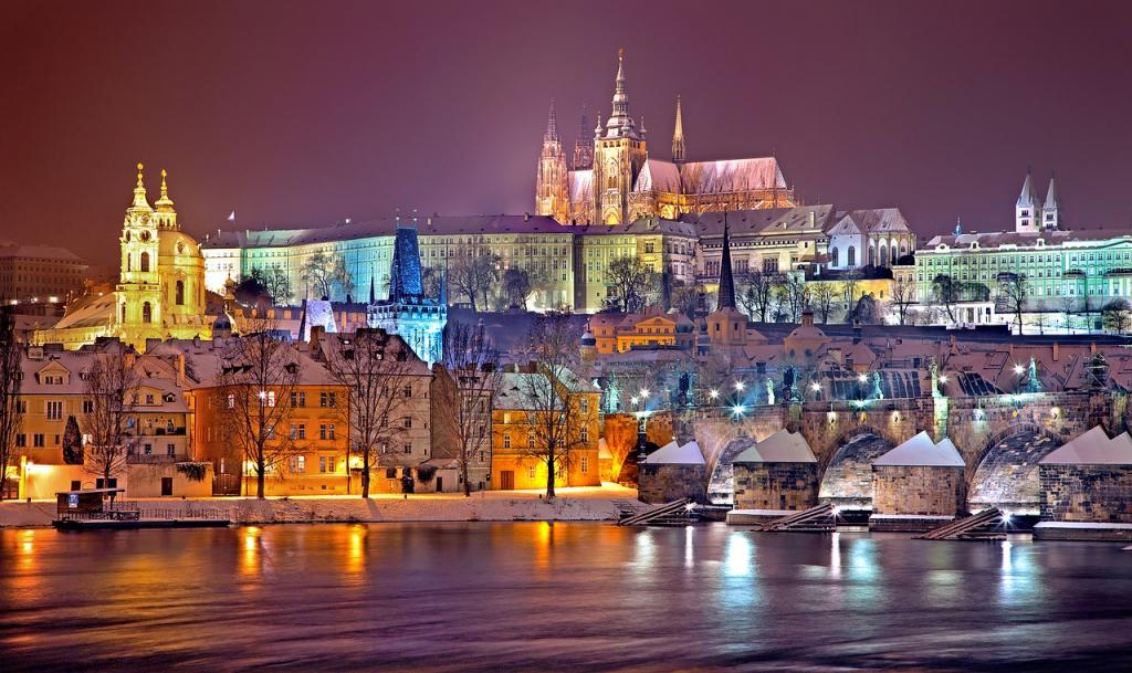 Praga, zamek na Hradczanach. Fot Julius Silver/Pixabay