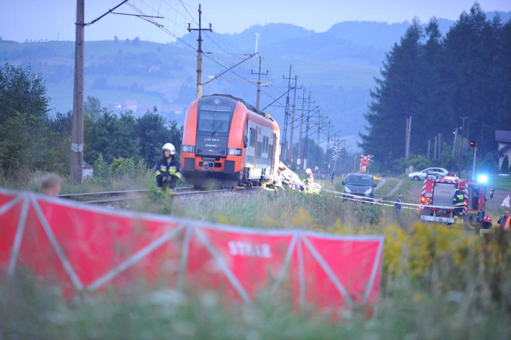 Tragiczny wypadek na przejeździe w Barcicach 25 sierpnia 2018 roku
