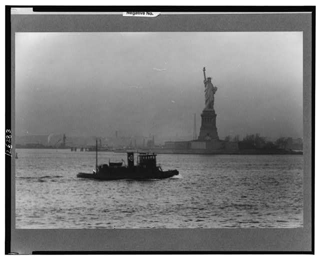 Statua Wolności Nowy Jork. Library of Congress Prints and Photographs Division Washington, DC 20540 USA