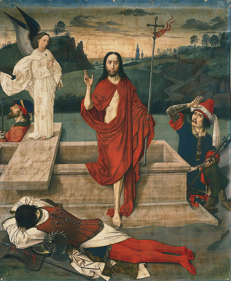 D. Bouts, Zmartwychwstanie Chrystusa, lata 1450-1455 r., Norton Simon Museum