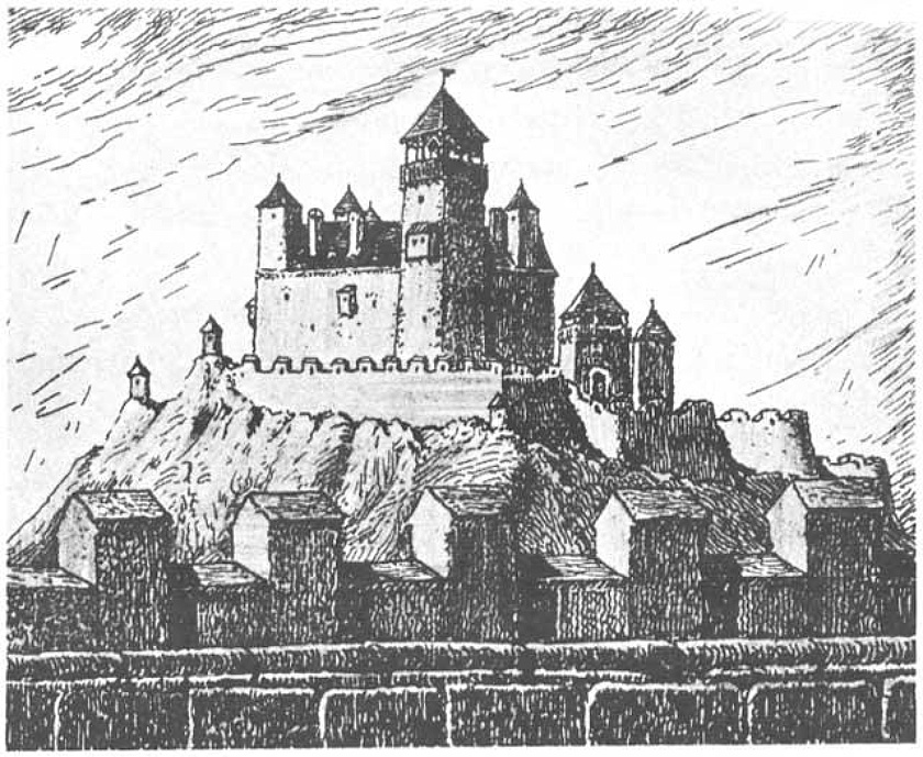 Zbojnícky hrad Soľnohrad – rekonstrukcja (http://www.regionalnedejiny.sk/)