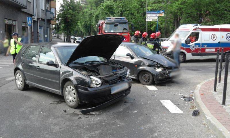 Wypadek na skrzyżowaniu Jagiellońskiej i Mickiewicza 20 maja
