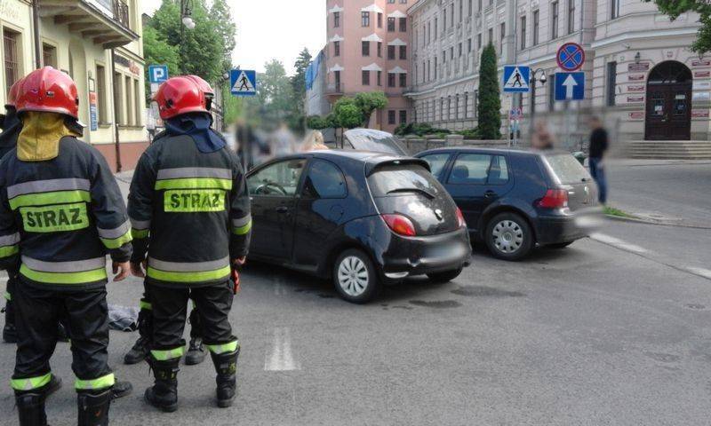 Wypadek na skrzyżowaniu Jagiellońskiej i Mickiewicza 20 maja