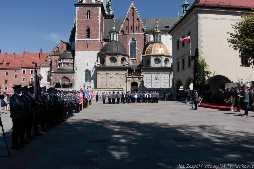 Święto małopolskiej policji na Wawelu