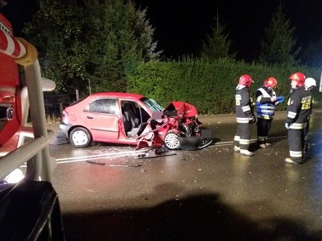 Groźny wypadek w Ujanowicach 