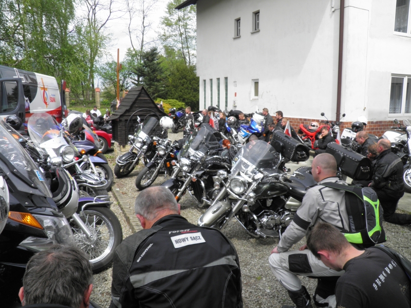 asysta sądeckich motocyklistów znaki ŚDM