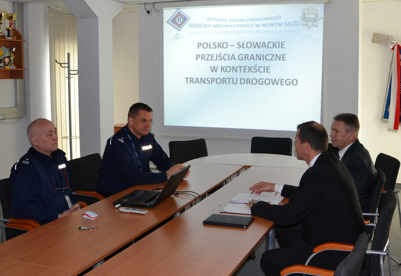 Spotkanie ze słowackimi policjantami