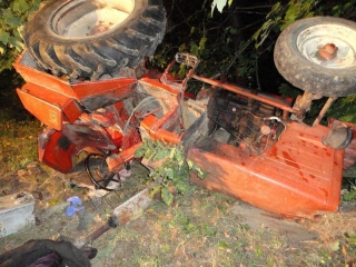 Wypadek w Niecwi. Przygnieciony traktorem