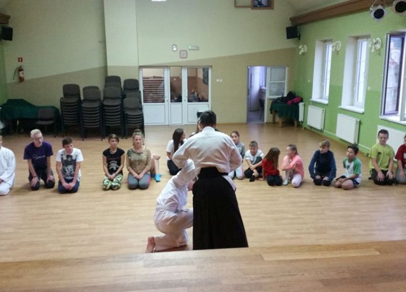 Treningi aikido w Bobowej