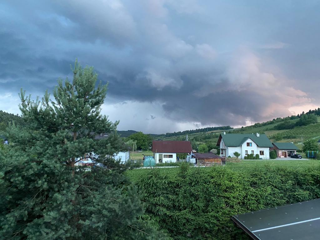 Chmury nad gminą Podegrodzie, Fot. Czytelniczka PS