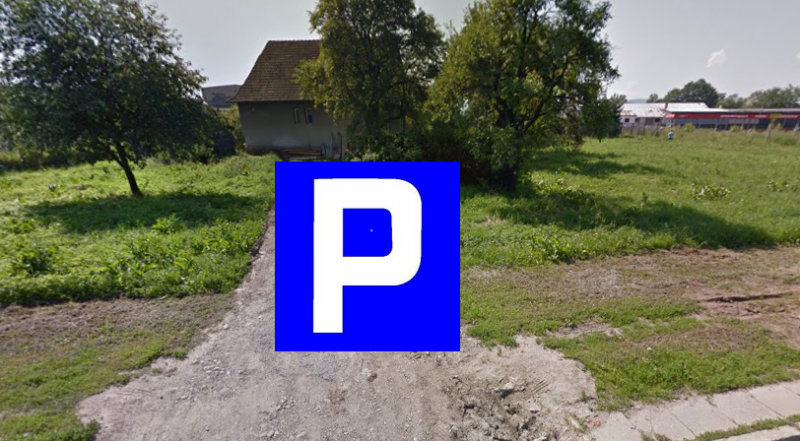 To własnie tu ma powstać parking na 32 auta dla mieszkańców Gorzkowa