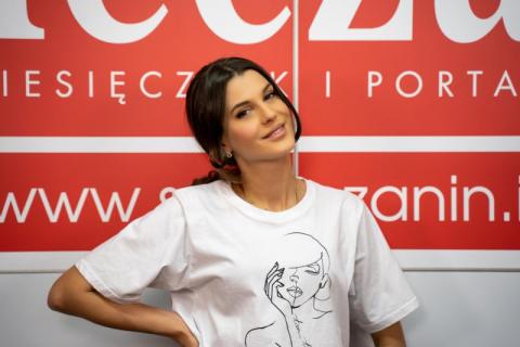 Miss Polski 2012 Kasia Krzeszowska zachwyca urodą. Kibicuje pięknym sądeczankom