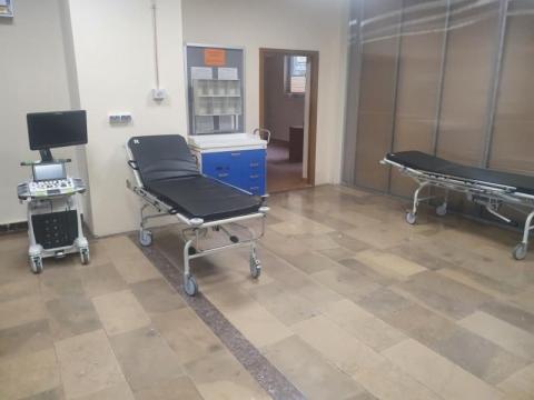 Fot. szpital tymczasowy w Krynicy Zdroju