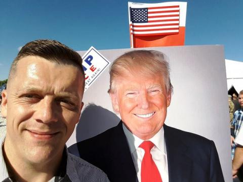 Donald Trump w Warszawie 