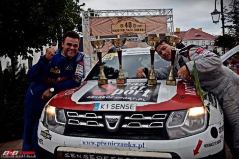Dominik Jazic i Krzysztof Kuszewski wygrali Rajd Polskie Safari