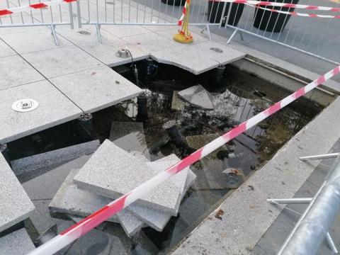 Nowy Sącz: fontanna w Parku Strzeleckim zniszczona. Zdjęcia mówią wszystko!