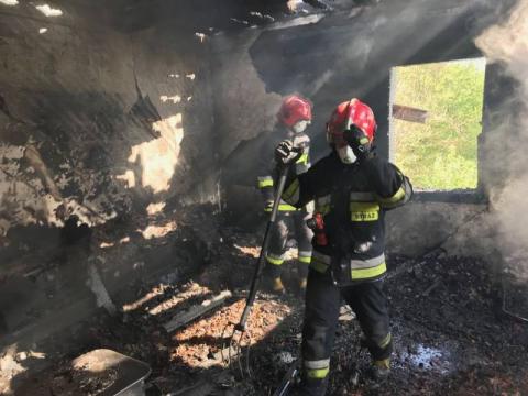 17-latek podpalił dom ojca? Strażacy znaleźli zwęglone ciało