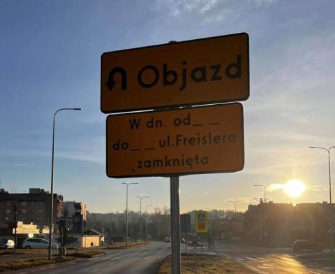 Nowy Sącz: sprawdź datę zamknięcia ulicy Freislera