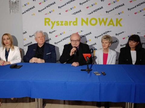 Ryszard Nowak ujawnił swoich kandydatów do rady miasta. Zaskoczeń nie brakuje