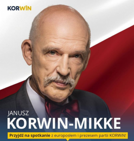 Janusz Korwin-Mikke w Nowym Sączu już w ten piątek