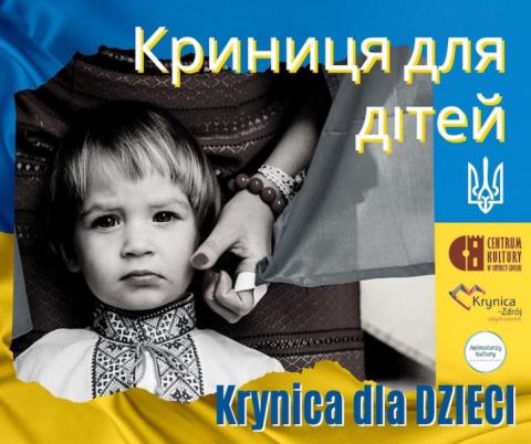Centrum Kultury w Krynicy organizuje zajęcia dla dzieci uchodźców z Ukrainy 