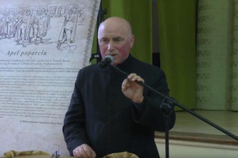 Ksiądz Józef Babicz proboszcz parafii w Marcinkowicach