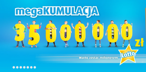 Lotto kumulacja 35 milionów. Nikt nie trafił szóstki 28 maja