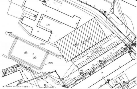 Na ilustracji koncepcja budowy boiska według Grodzkiej Spółdzielni Mieszkaniowej