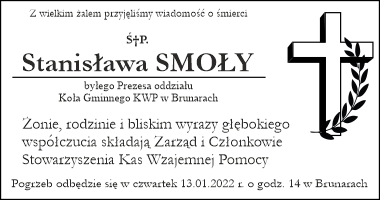 Nekrolog Stanisław Smoła