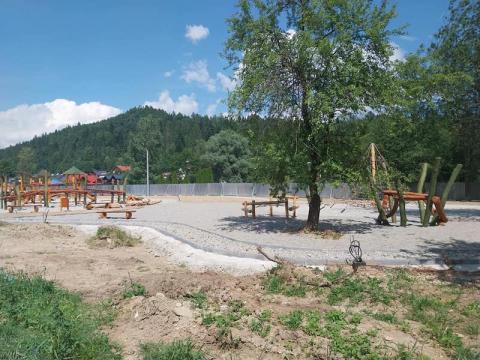 Muszyna: nad Szczawnikiem budują Rodzinny Park Rekreacji - dla małych i dużych 