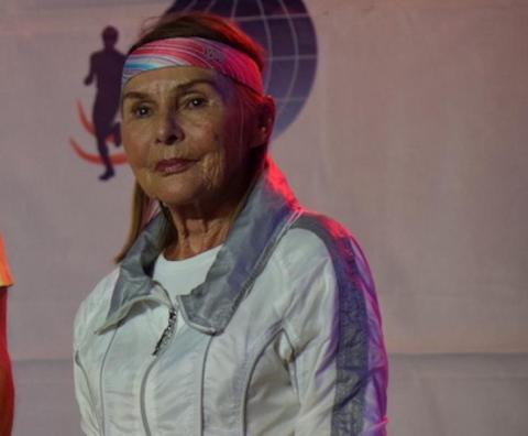 Barbara Prymakowska,  uczestniczka Festiwalu Biegowego skończyła 80 lat i ....zapowiada kolejne starty! 