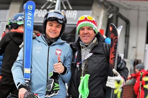 Mistrzostwa Polski Seniorów w narciarstwie alpejskim:brąz dla Szymona Bębenka 