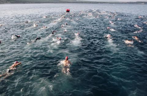  To wielkie wyzwanie – I Powiatowy Maraton Pływacki na Jeziorze Rożnowskim!