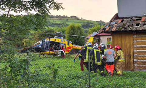 Katastrofalny wypadek! Lotnicze Pogotowie Ratunkowe zabrało 13-latka do szpitala