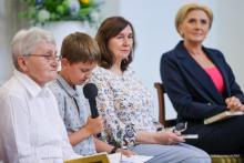 Akcja „Głośne czytanie z Seniorami” gościła w Pałacu Prezydenckim w Warszawie