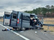 Tragiczny wypadek na autostradzie A4. Zginęły cztery osoby [ZDJĘCIA]