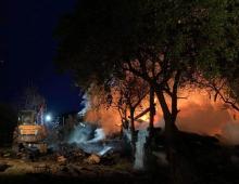 Ogromny pożar w Laskowej. Strażacy ponad pięć godzin walczyli z ogniem 