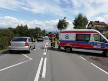 wypadek w Niskowej, fot. OSP Niskowa