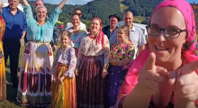 Rumuńscy artyści pozdrawiają z Festiwalu Lachów i Górali Europa Karpat [WIDEO]