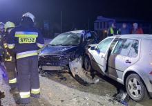 Fatalny wypadek w Gołkowicach Dolnych. Zderzyły się cztery samochody [ZDJĘCIA]